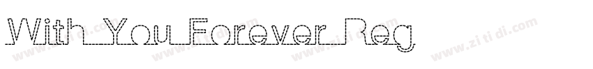 With You Forever Reg字体转换